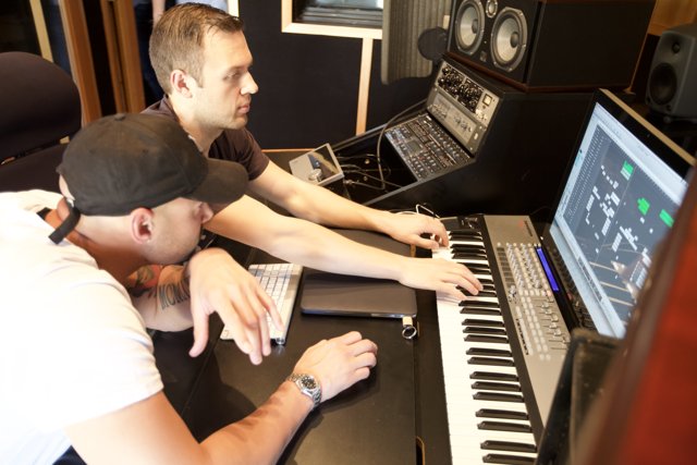 Collaborating in a Music Studio