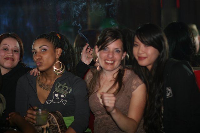 Friends Enjoying a Night Out at the Club