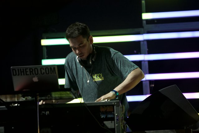 DJ AM Entertains Crowd with Electronic Set