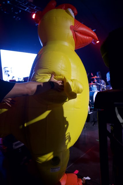 Nighttime Vibrance at Coachella: The Inflatable Encounter