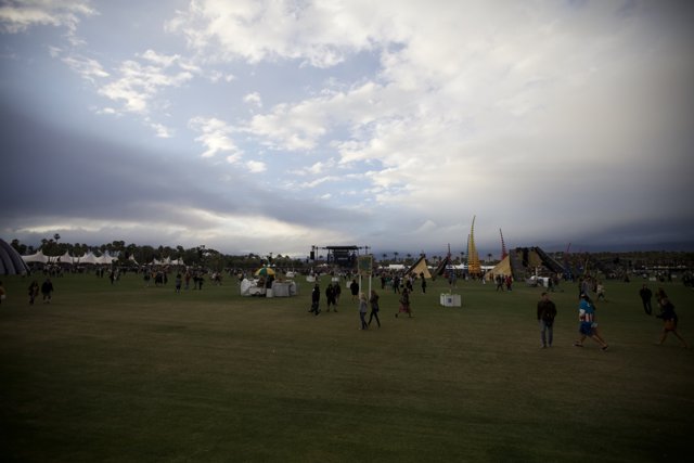 Coachella 2012 Crowd on the Grass