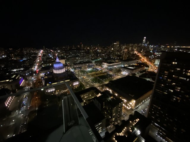 City Lights from above