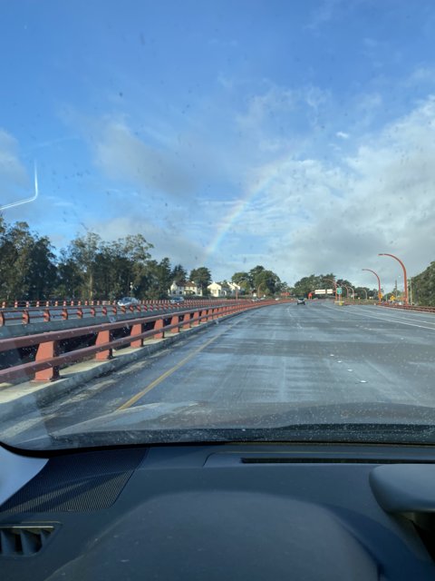Rainbow on the Highway