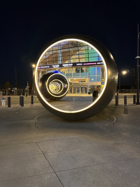 Illuminated Sphere: An Urban Night Beacon