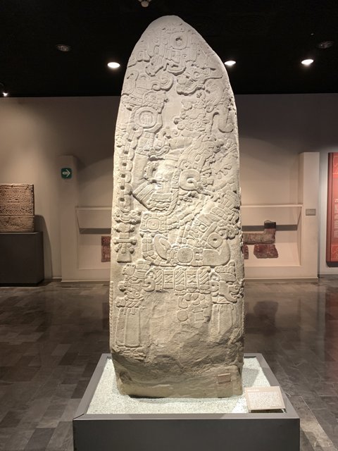 Uncovering History: A Stone Monument in the Museum