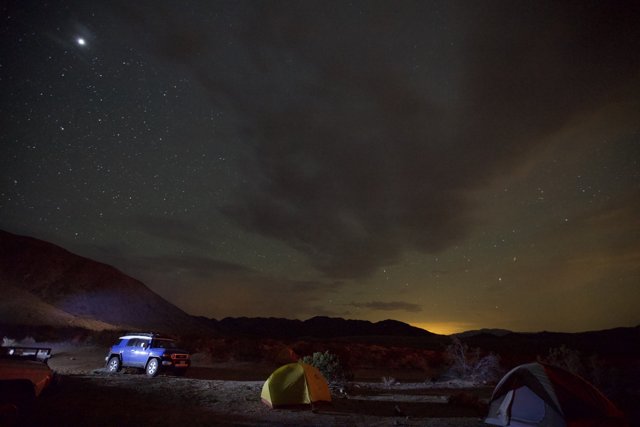 Night Camping Under the Stars