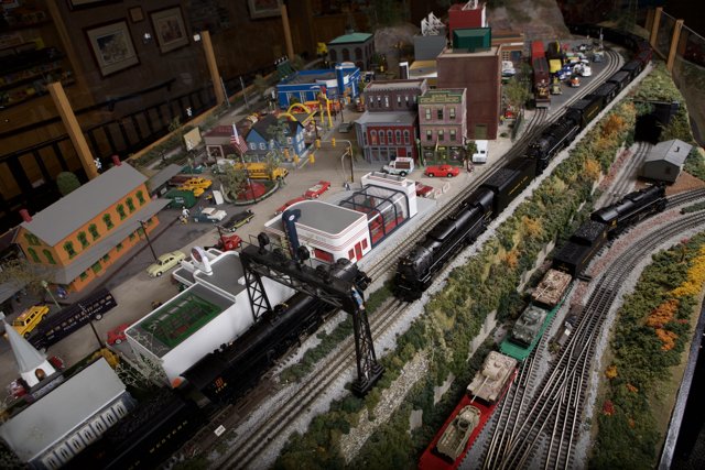 Miniature Town and Trains