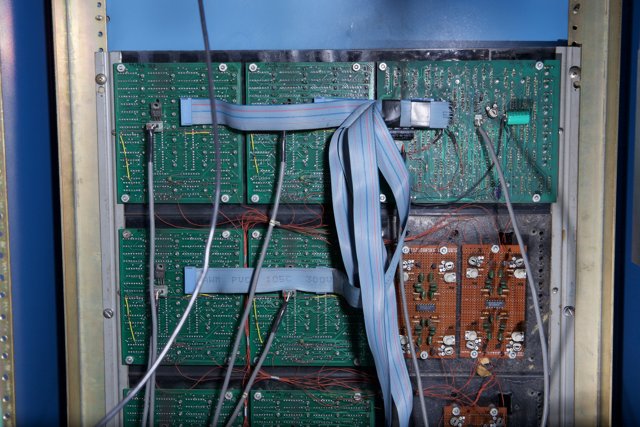 Wired Up: A Close-up of Computer Hardware