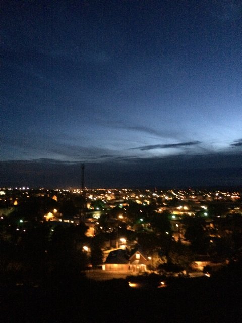City Lights Shine Bright in Santa Fe