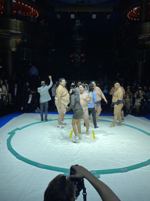 Sumo Wrestling Under the Las Vegas Lights
