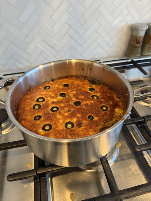 Baked Delight: Olive Cornbread
