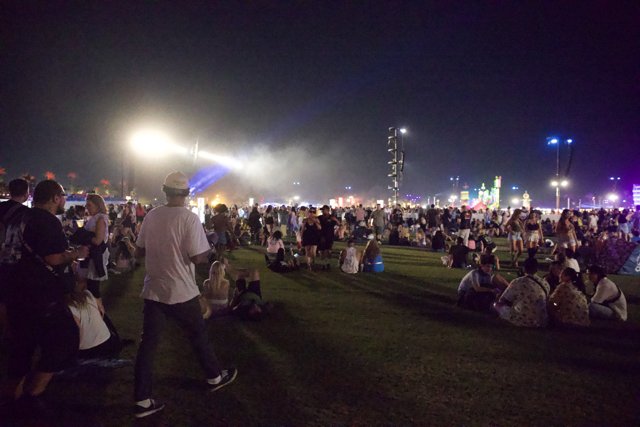 Night Vibes at Coachella 2024: A Lively Gathering Under the Stars