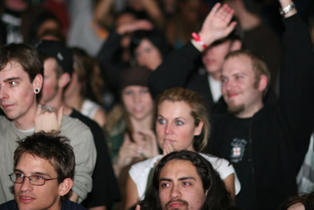 Bearded Man in the Crowd