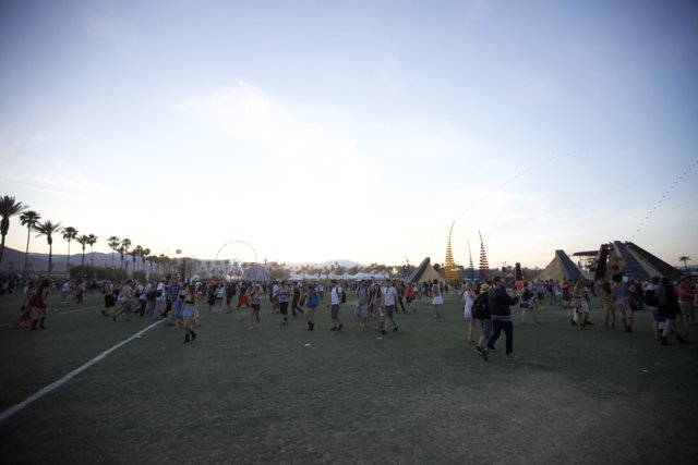 Sunset Crowd at Coachella