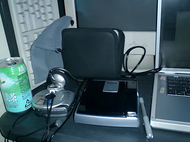 Electronics on Desk