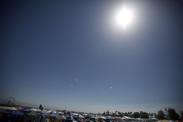 Sunny Coachella Camping