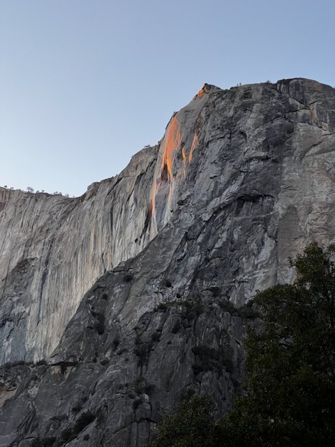 Fiery Cliff of Yosemite