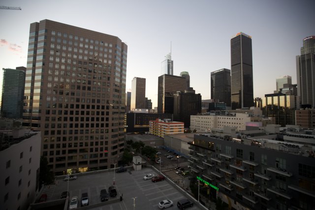 Cityscape of downtown Los Angeles