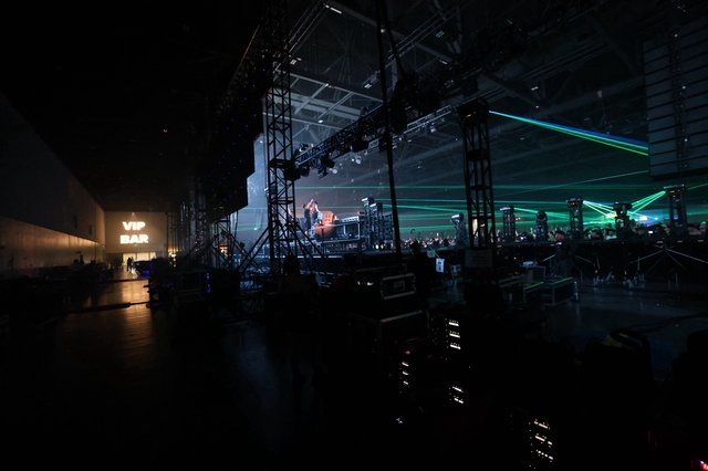 Green Laser Spectacle at Wobbleland 2026 Festival