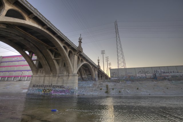 The Graffiti-Laden Bridge Over LA River