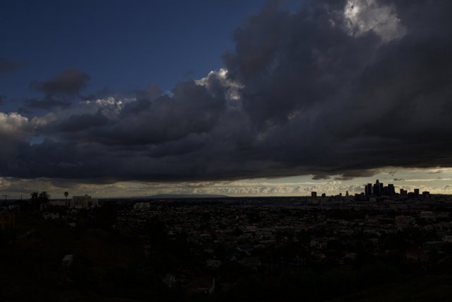 Stormy Skies over Los Angeles