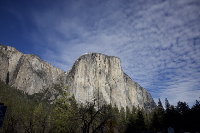 El Capitan Rising Above Yosemite Valley Floor