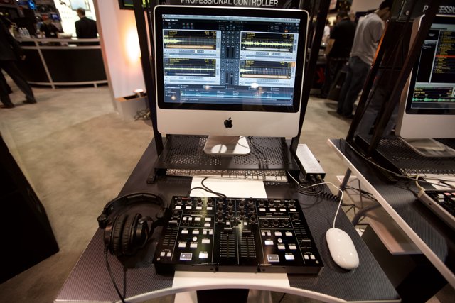 Electronic Music Mixer on Display