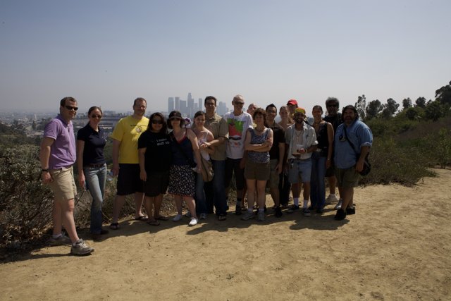 The 2007 Blogdowntown Picnic Crowd Takes a Leisurely Hike