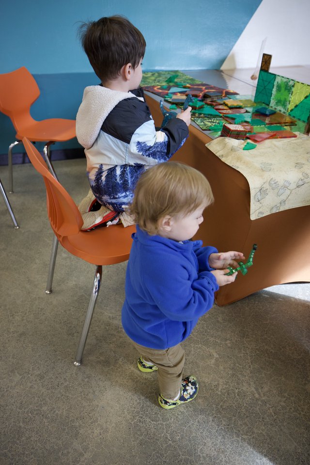 Children Engaged in Creative Arts and Crafts Activity
