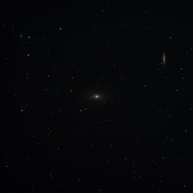 Deep Space Galaxies in the Night Sky
