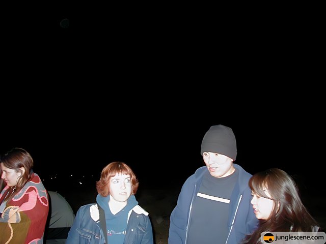 Group Huddle in the Dark
