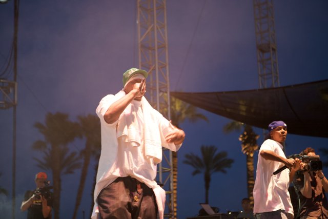 Two Men Rocking the Stage with Their Music at Coachella Saturday in 2007