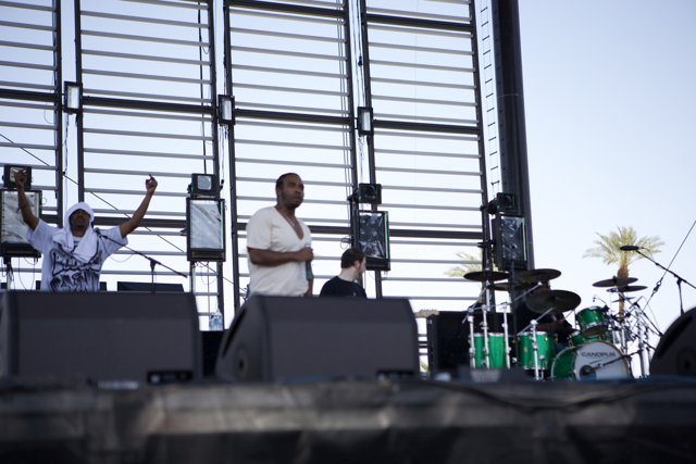 Pharoahe Monch and Band Performing on Coachella Stage