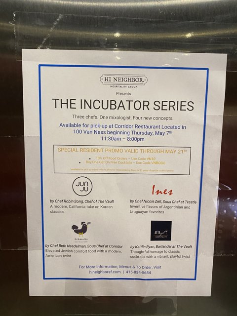 Inducer Series Advertisement on Display