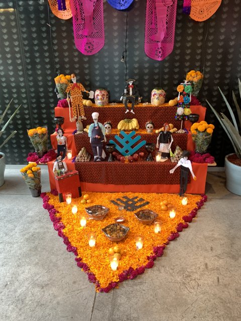 Mexican Altar in Honor of Ancestors