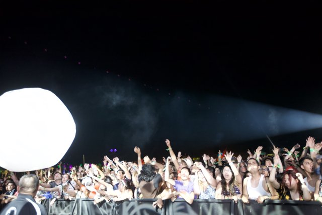 Balloon in the Crowd at Coachella