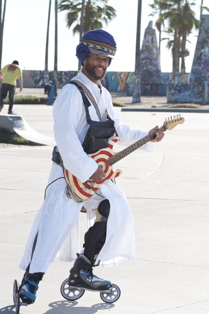 The Guitarist in White
