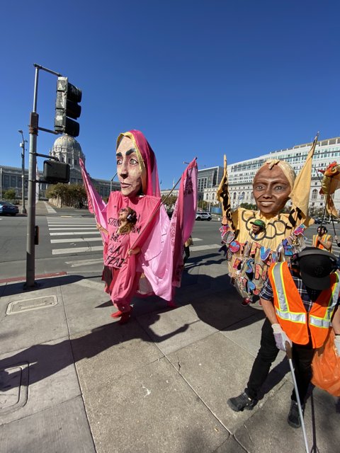 Colorful Parade March in San Francisco