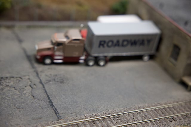 Miniature Roadway on Display