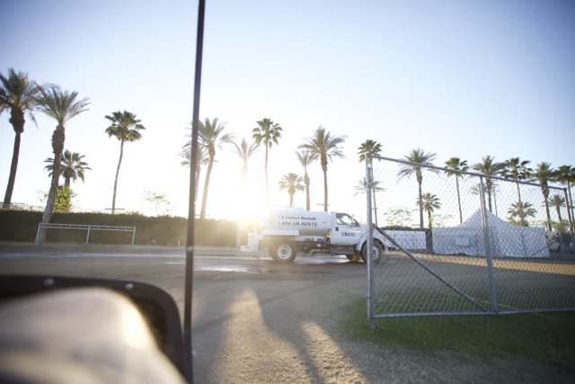 Parked Pickup Truck at Coachella