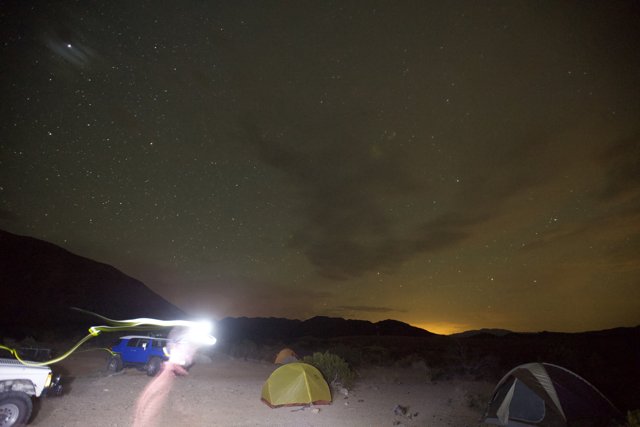 Nighttime Exploration in the Desert