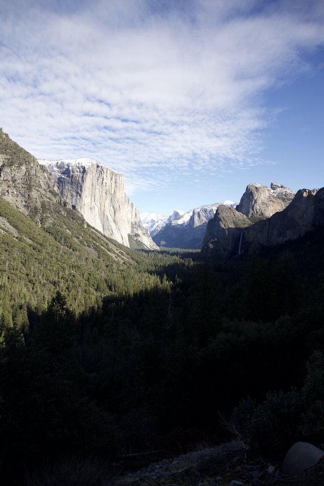 Yosemite Valley Bathed in Winter Light