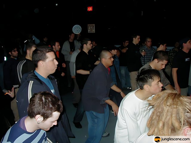 Nightclub Partygoers Enjoying the Dance Floor