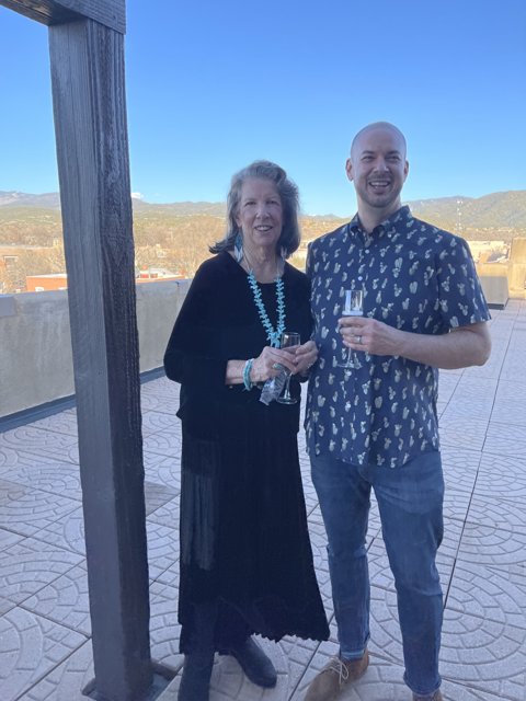 Toasting to a Beautiful Day in Santa Fe