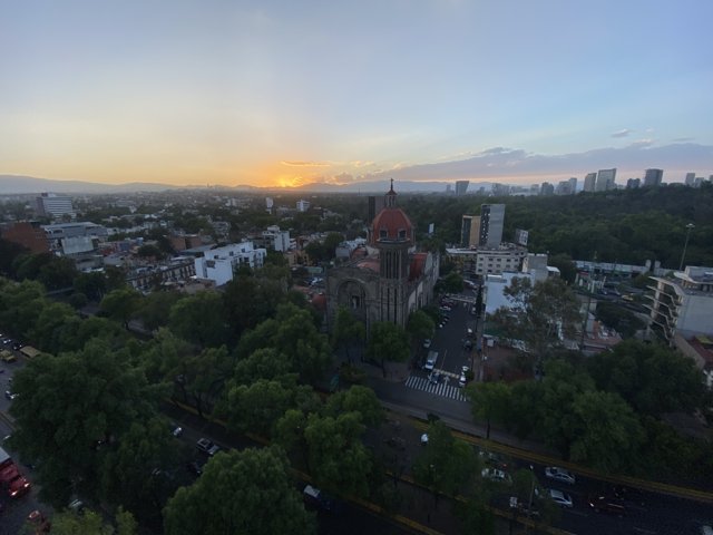 City of Mexico Sunset