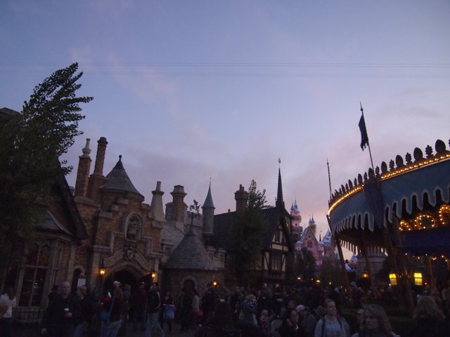 Disneyland Magic at Dusk
