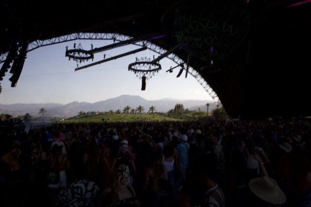 Energetic Silhouettes and Scenic Vistas at Coachella 2024