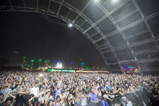 Coachella Crowd Rocks the Night Sky