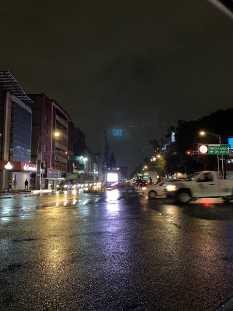 Night Traffic in the Metropolis