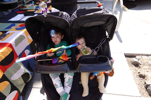 Stroller Adventures in Vibrant Color